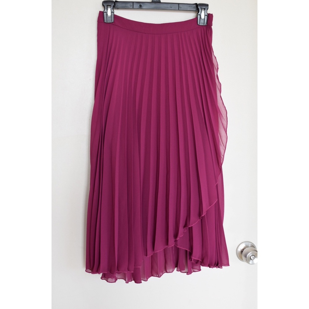 Missguided Pleated Wrap Skirt